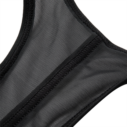 Sport BH Medium "LN FIT" schwarz - AUBQ076-1