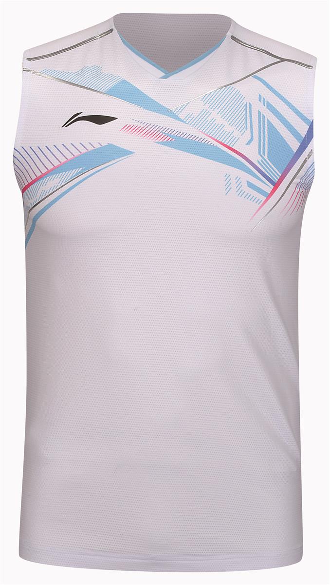 Herren Sport-Tank "International Players" Glacier - weiß - AVST105-1