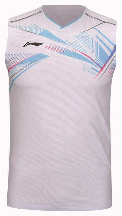 Herren Sport-Tank "International Players" Glacier - weiß - AVST105-1