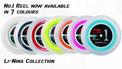 Badmintonsaite No.1 - 200m-Rolle in verschiedenen Farben - AXJJ072/AXJT019