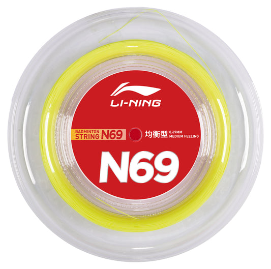 Badmintonsaite N69 Rolle mit 200m - verschiedene Farben - AXJR020