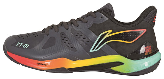 Unisex badminton shoe cloud black/colorful - AYAS028-5