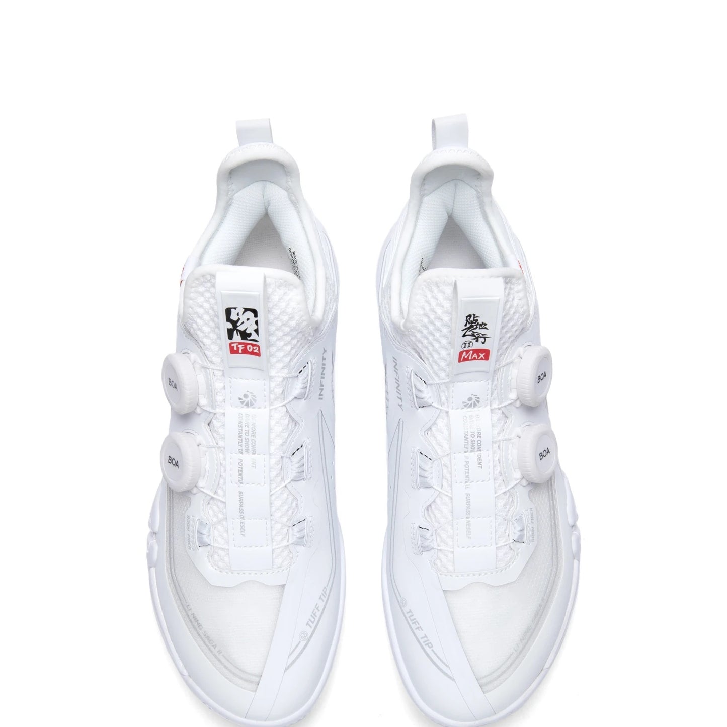 Unisex Badmintonschuh Saga 2 BOA Max - weiß - AYAT001-1