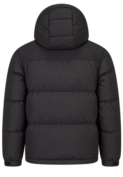 Herren Outdoor Daunenjacke schwarz mit Kapuze- AYMS213-1