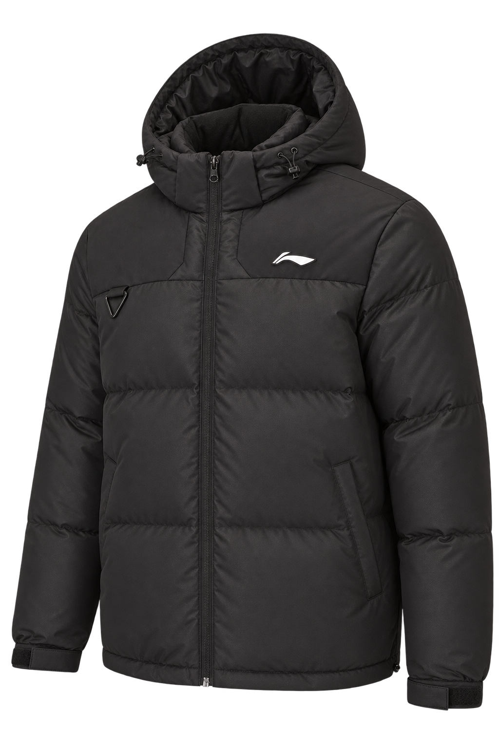 Herren Outdoor Daunenjacke schwarz mit Kapuze- AYMS213-1