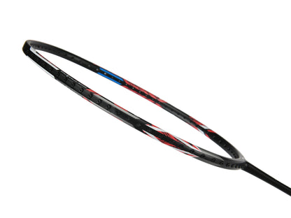 Badmintonschläger Lightning 2000 bespannt Rot-Schwarz - AYPR010-3
