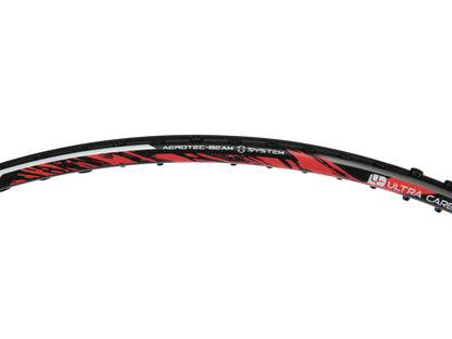 Badmintonschläger Lightning 2000 bespannt Rot-Schwarz - AYPR010-3