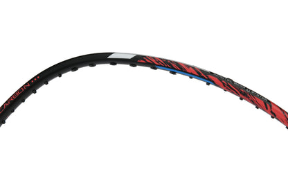 Badmintonschläger Lightning 2000 bespannt Rot-Schwarz - AYPR010-3