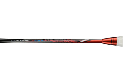 Badmintonschläger Lightning 2000 bespannt Rot-Schwarz - AYPR010-3