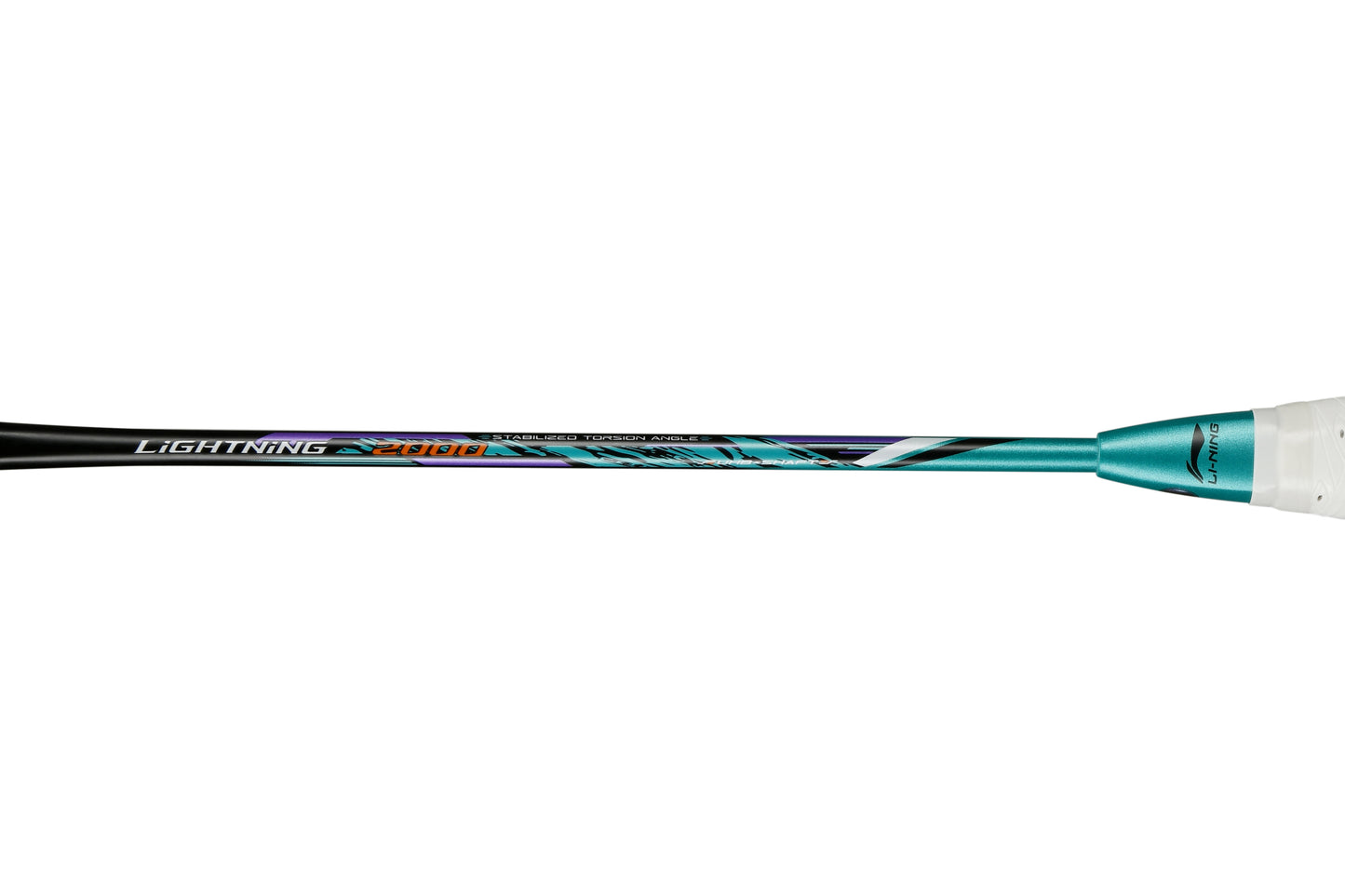 Badmintonschläger Lightning 2000 bespannt Schwarz-Grün - AYPR012-3