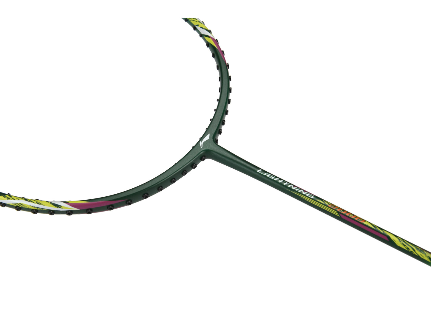 Badmintonschläger Lightning 2000 bespannt Gelb-Grün - AYPR014-3
