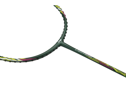 Badmintonschläger Lightning 2000 bespannt Gelb-Grün - AYPR014-3