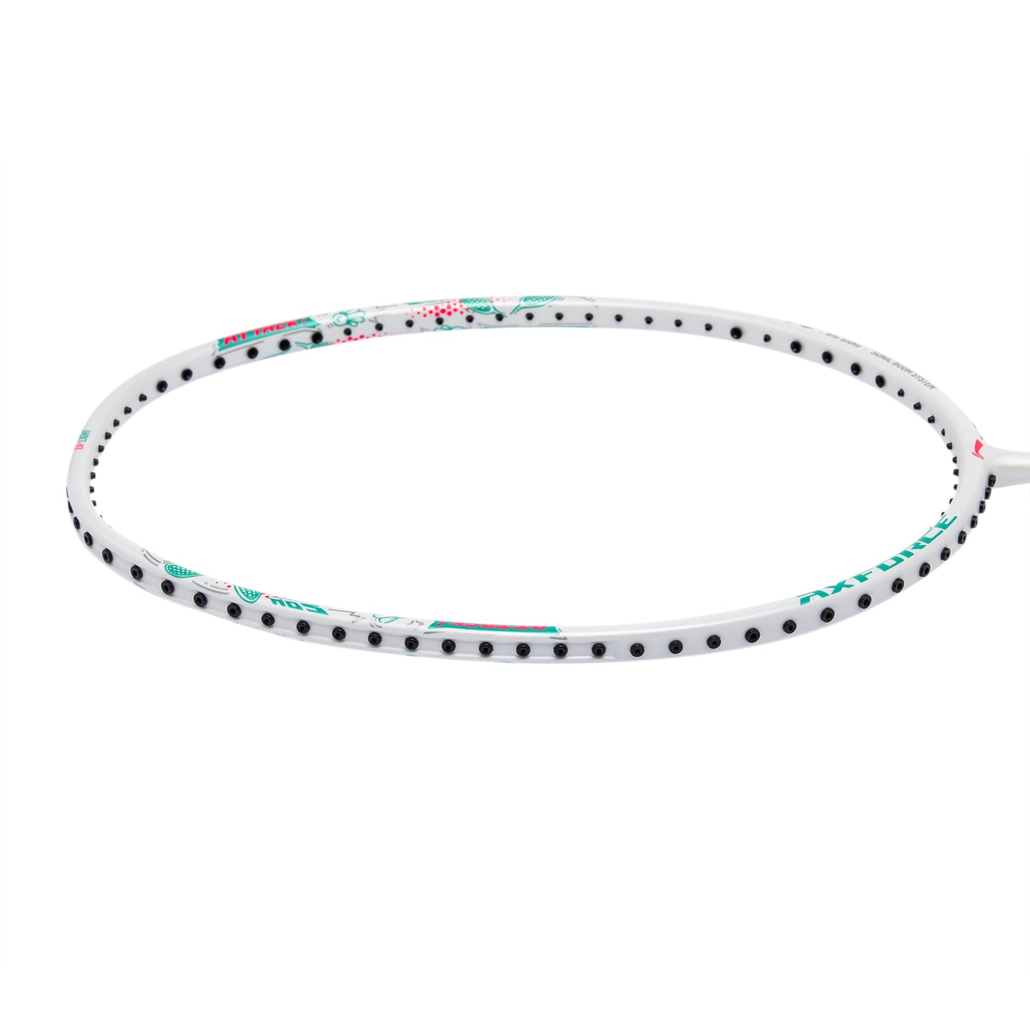 Badmintonracket AXFORCE BIGBANG (7U) white - unstrung - AYPS275-1