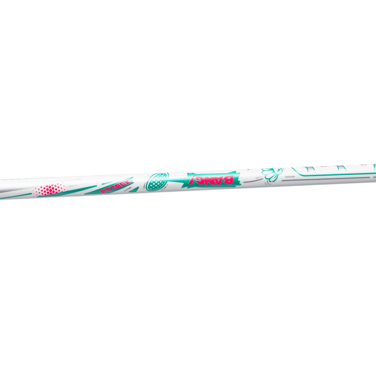 Badmintonracket AXFORCE BIGBANG (7U) white - unstrung - AYPS275-1