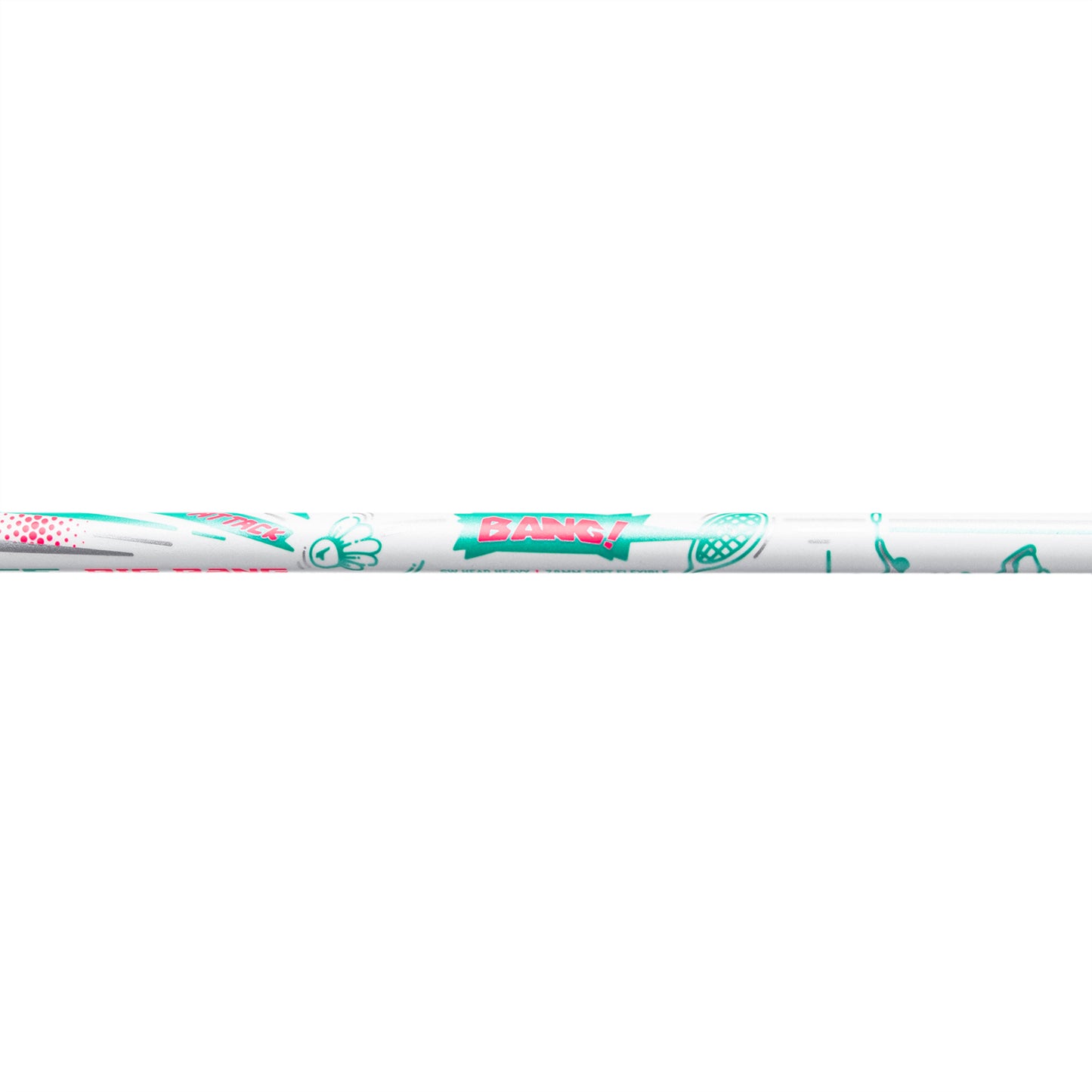 Badmintonracket AXFORCE BIGBANG (7U) white - unstrung - AYPS275-1