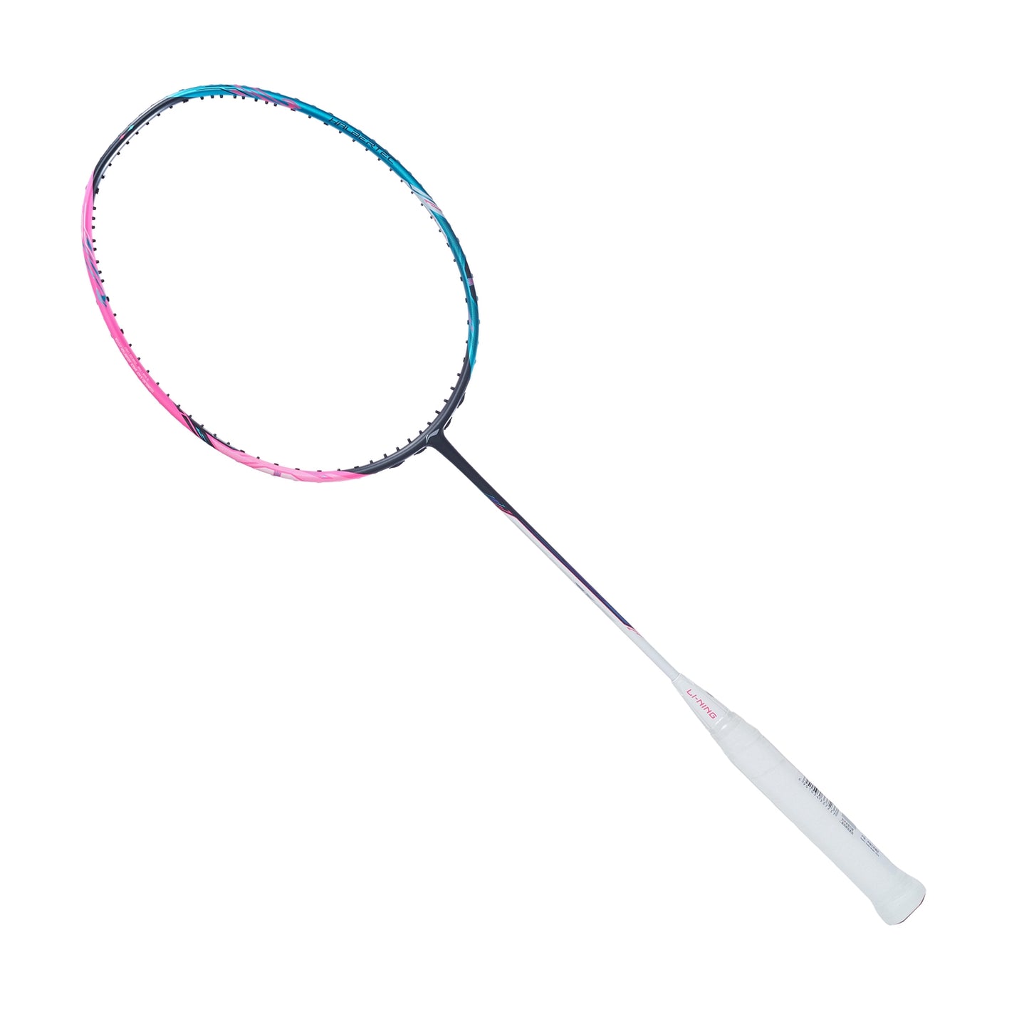 Li-Ning Badmintonracket HalberTec 8000 (4U) Green/Pink - unstrung  - AYPT369-46