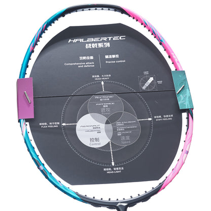 Badmintonschläger HalberTec 8000 (4U) Green/Pink - unbespannt  - AYPT369-4