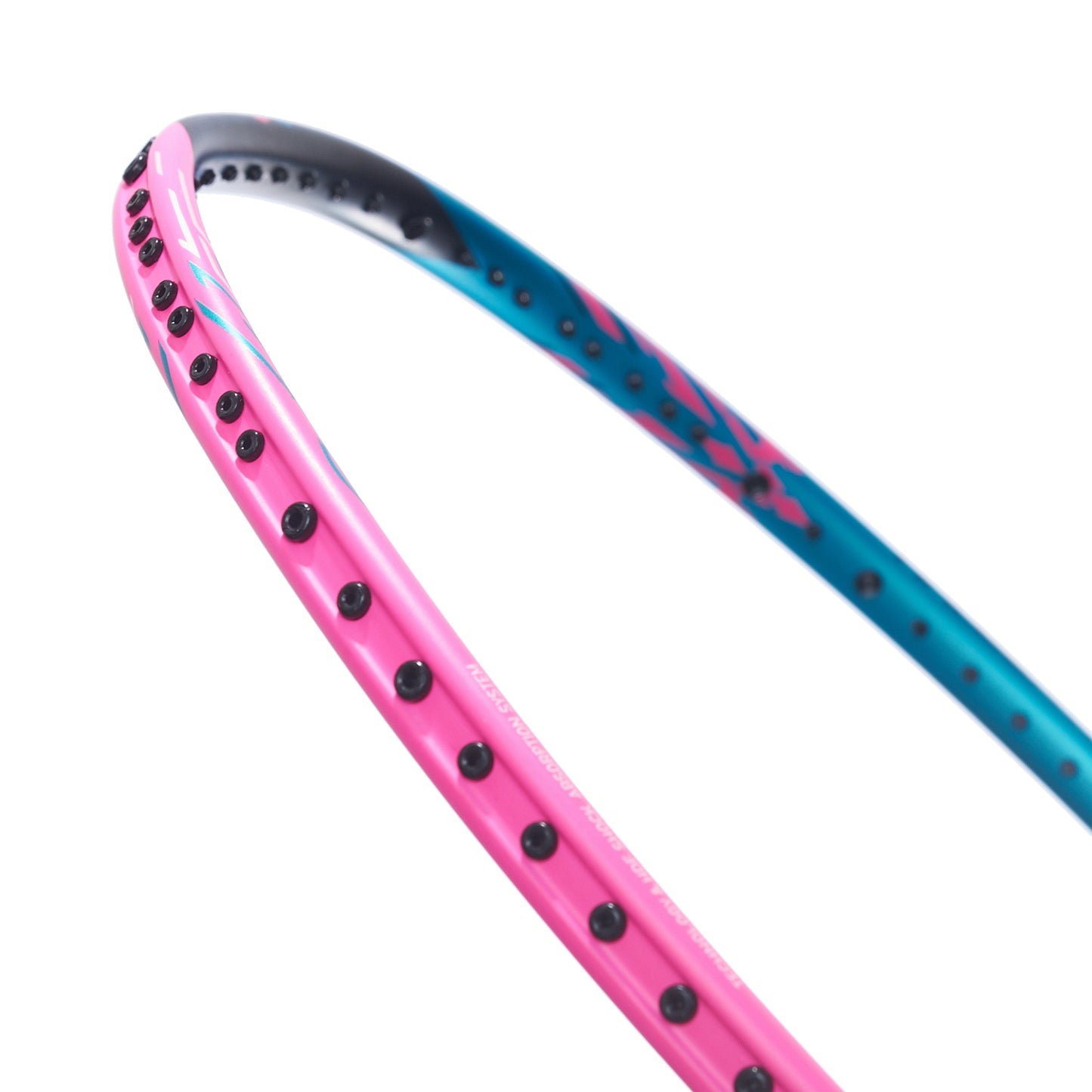 Li-Ning Badmintonracket HalberTec 8000 (4U) Green/Pink - unstrung  - AYPT369-46