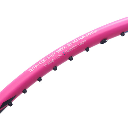 Li-Ning Badmintonracket HalberTec 8000 (4U) Green/Pink - unstrung  - AYPT369-46