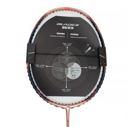 Badmintonracket BLADEX 900 MAX Sun (4U) Gold - unstrung - AYPT323-4