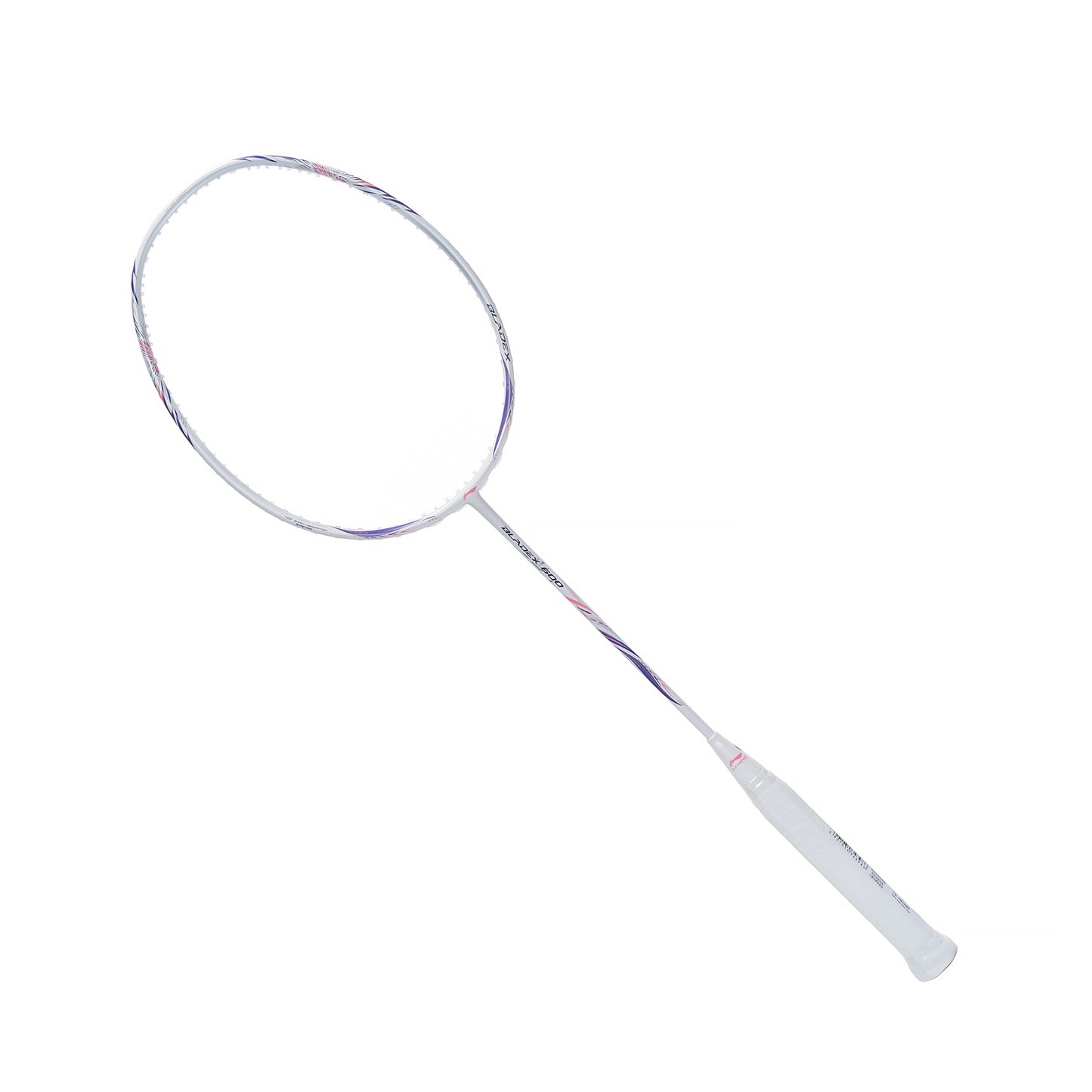 Badmintonschläger BladeX 600 (4U) White - Lilac - unbespannt  - AYPV015-4