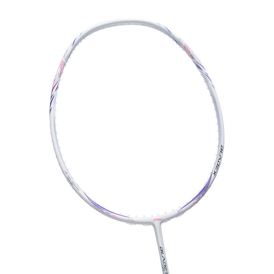 Badmintonschläger BladeX 600 (5U) White - Lilac unbespannt  - AYPV015-5