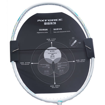 Badmintonschläger AXFORCE 60 (4U) White - unbespannt - AYPT053-1/AYPT281-4