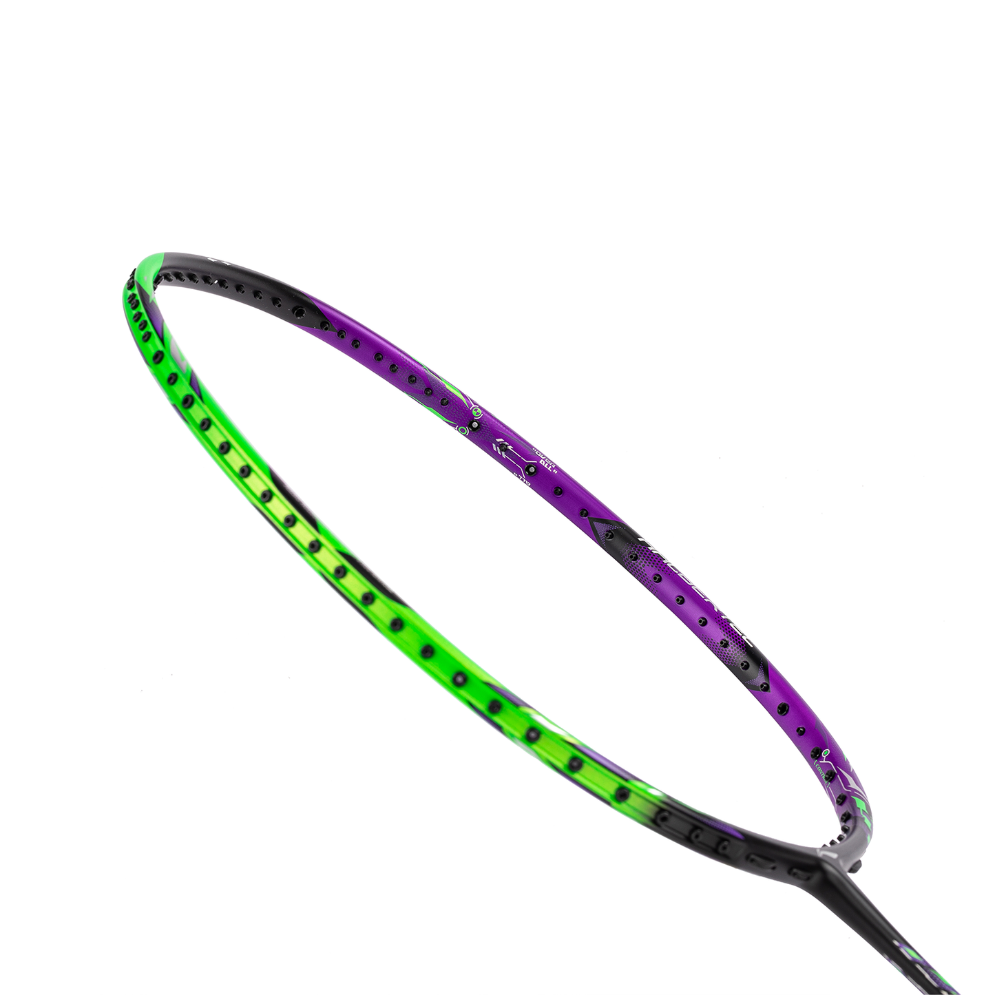 Badmintonracket HalberTec 9000 (4U) G6 - green/purple - unstrung  - AYPU021-46