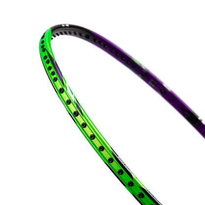 Badmintonracket HalberTec 9000 (4U) G6 - green/purple - unstrung  - AYPU021-46
