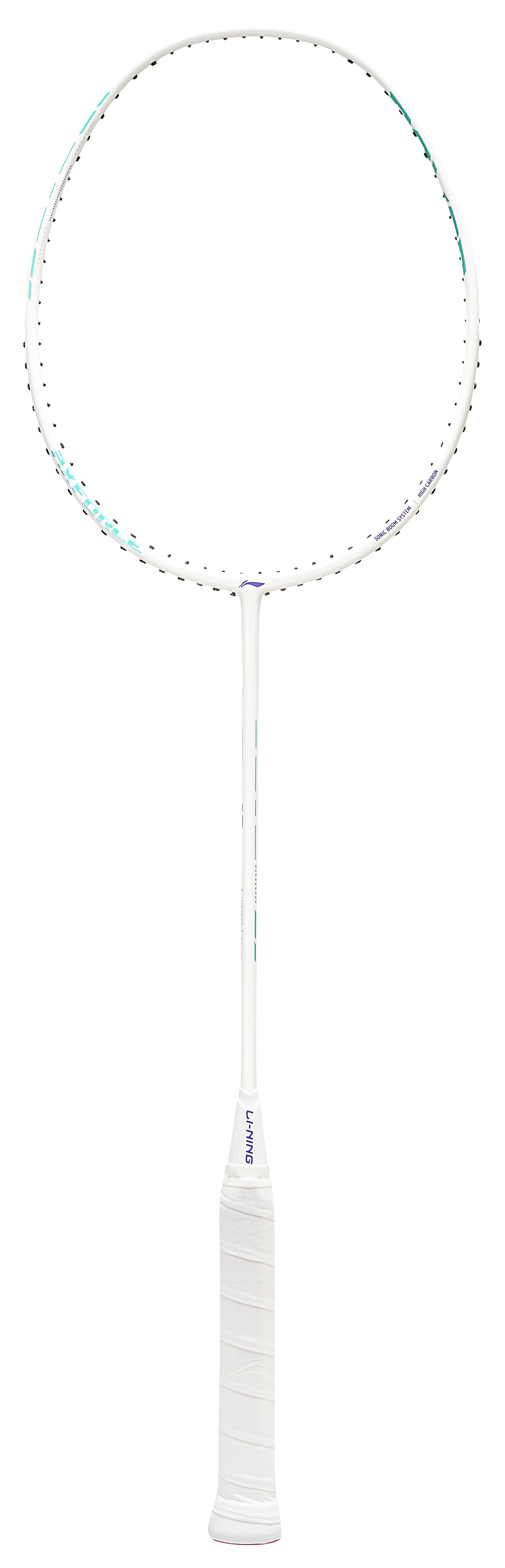 Badmintonschläger AXFORCE 10 (5U) weiß bespannt - AYPU105-50