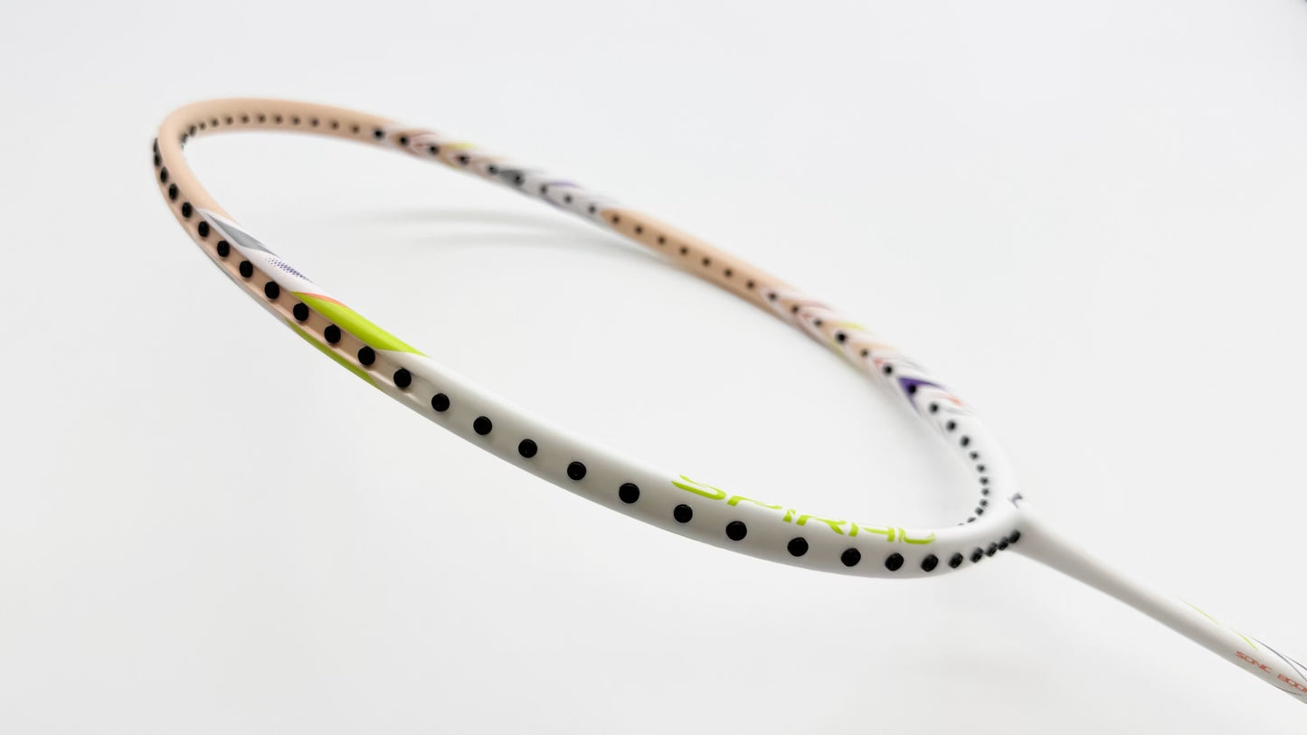 Badmintonschläger BladeX Spiral (4U) - beige - unbespannt - AYPV017-4