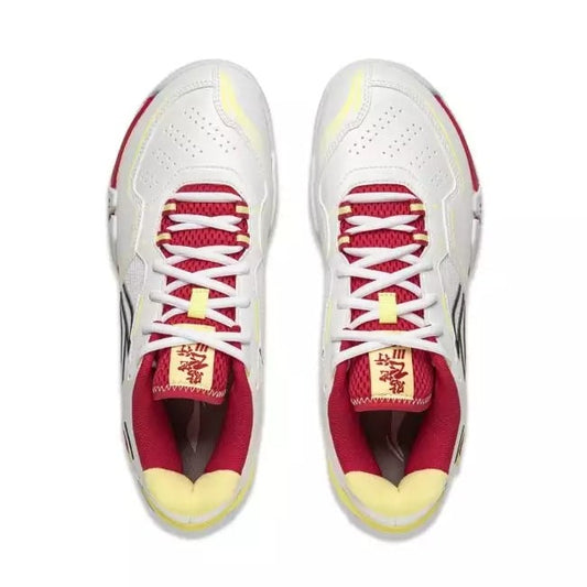 Badmintonshoe "Saga III Light" white/red/yellow -AYTV003-3