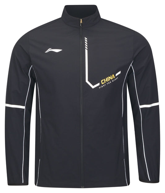 Herren China National Team Trainingsjacke 2025 schwarz - AYYV011-1