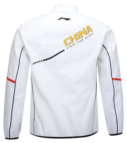 Herren China National Team Trainingsjacke 2025 weiß - AYYV011-3