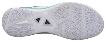 Unisex Badmintonschuh Donner 2 - weiß/lila - AYZU015-1