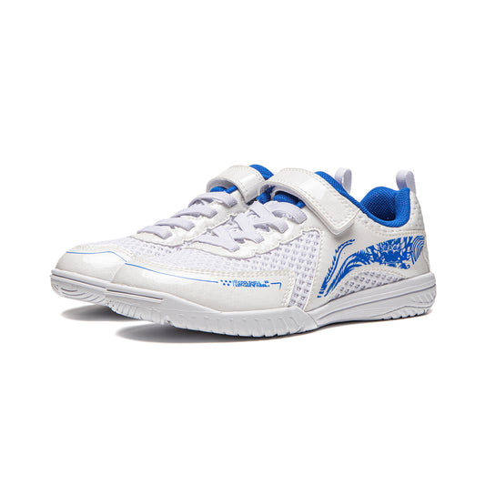 Children's table tennis shoe Kylin 3.0 white/blue - APPU033-1