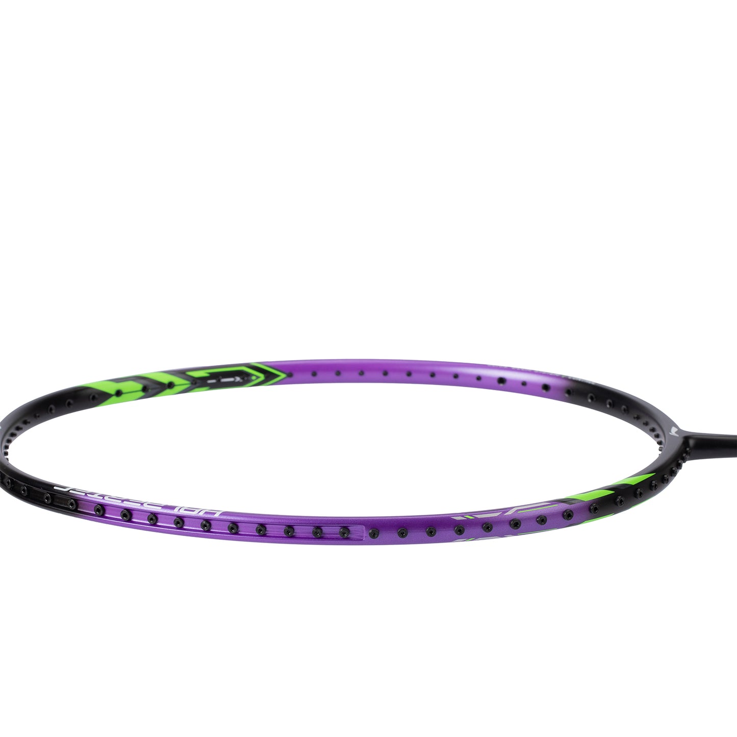 Badmintonschläger HalberTec 1000 (5U) schwarz/lila - bespannt  - AYPV021-50