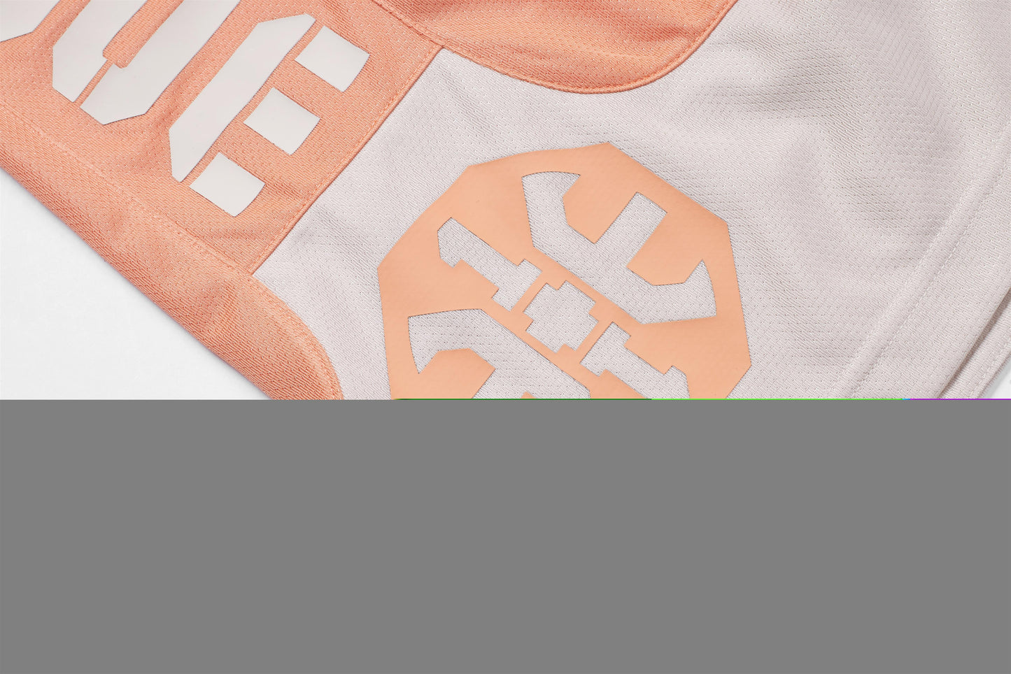 Unisex Basketball-Short "Anti-Warrior" Badfive BIG Orange-Grau - AAPT045-6