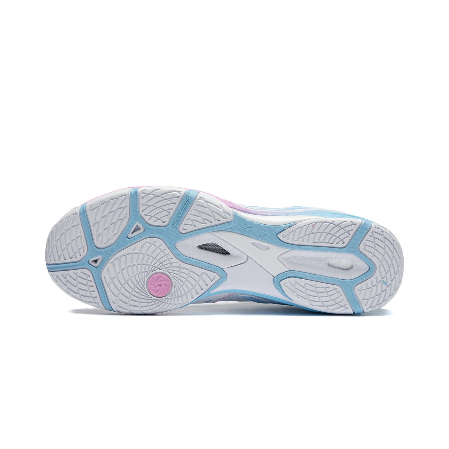 Tischtennis Schuh Hawk Eye 2.0 Pro - weiß/rosa/blau - APPU023-7