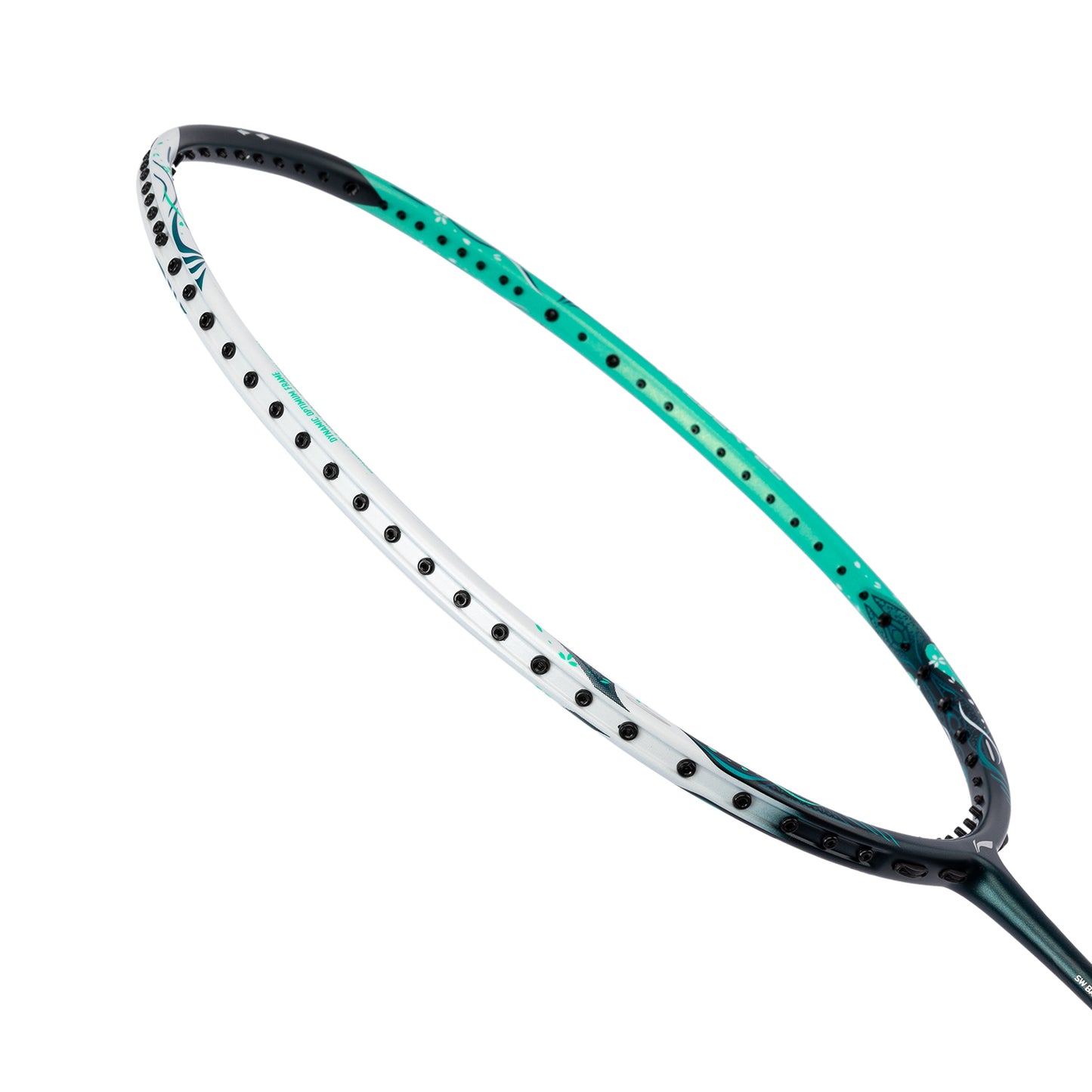 Badmintonschläger HalberTec 6000 (4U) - Weiß/Grün - unbespannt - AYPU007-4