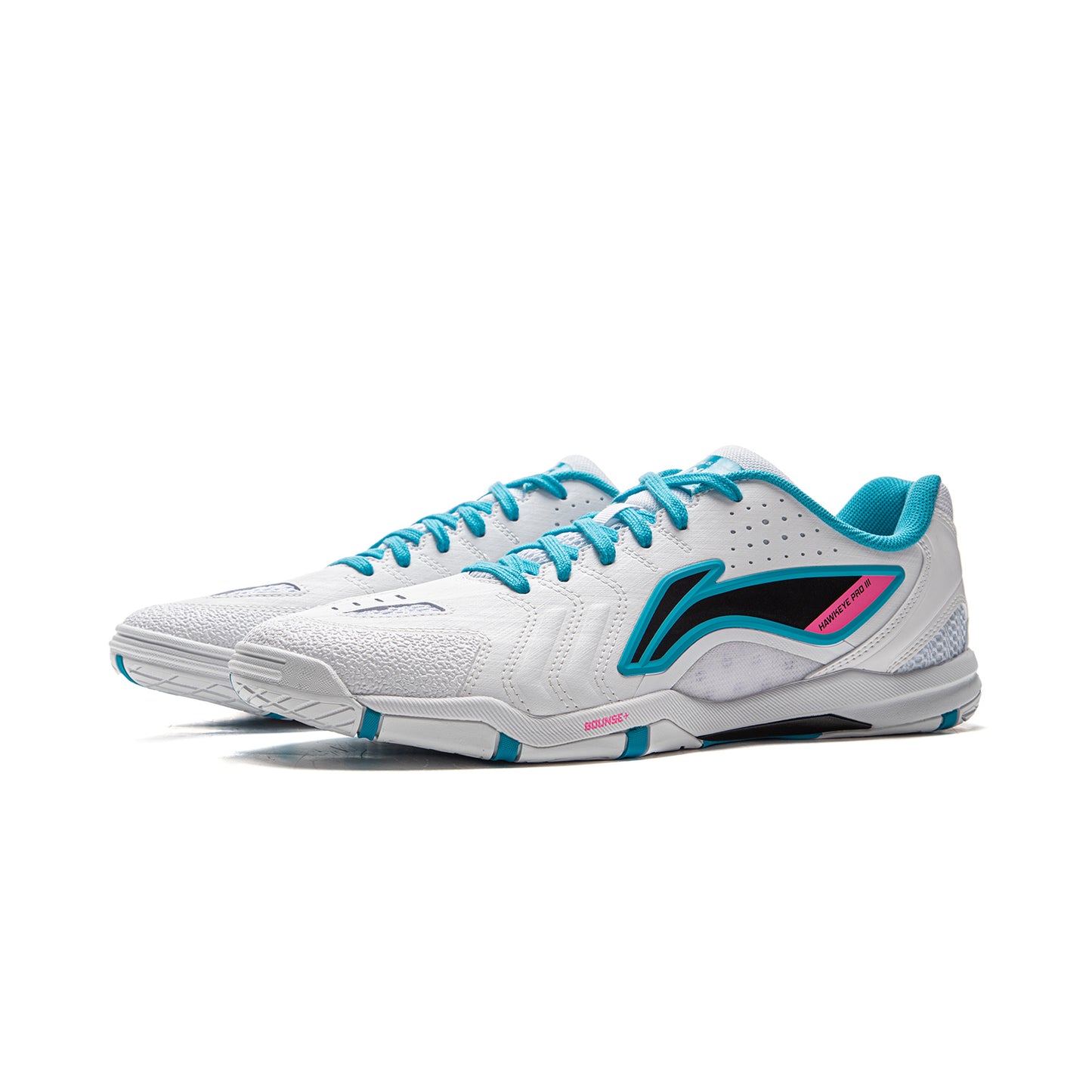 Tischtennis Schuh Hawk Eye 3.0 Pro - weiß/hell-blau - APPV005-2