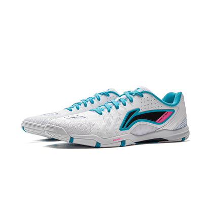 Tischtennis Schuh Hawk Eye 3.0 Pro - weiß/hell-blau - APPV005-2