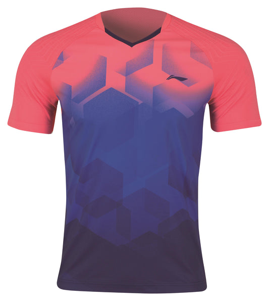 Men's sports shirt Dash Blue-Pink - AAYN269-1 3XL = XXL EU