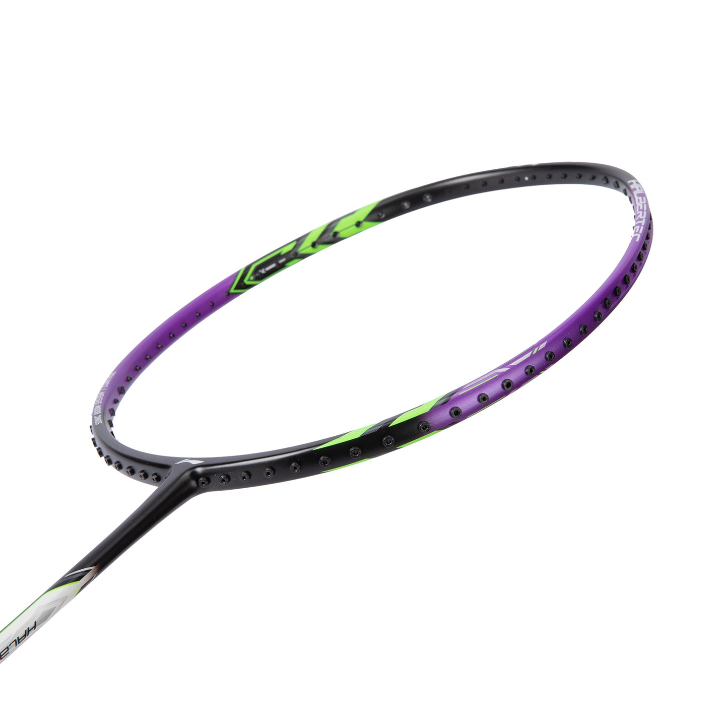 Badmintonschläger HalberTec 1000 (5U) schwarz/lila - bespannt  - AYPV021-50