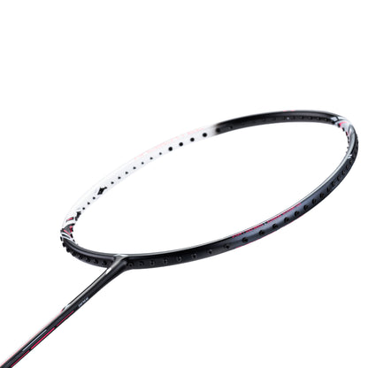 Badmintonracket HalberTec 2000 (4U) white/black - strung  - AYPT377-40
