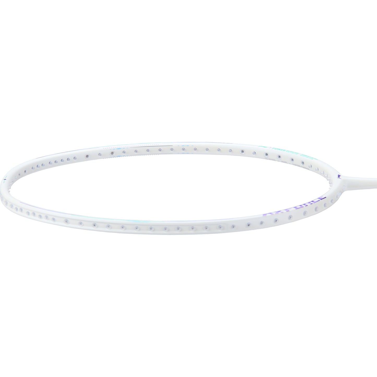Badmintonracket AXFORCE 80 (5U) white unstrung - AYPV035-5