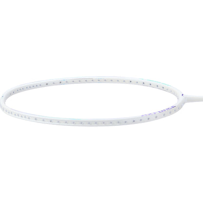 Badmintonracket AXFORCE 80 (5U) white unstrung - AYPV035-5