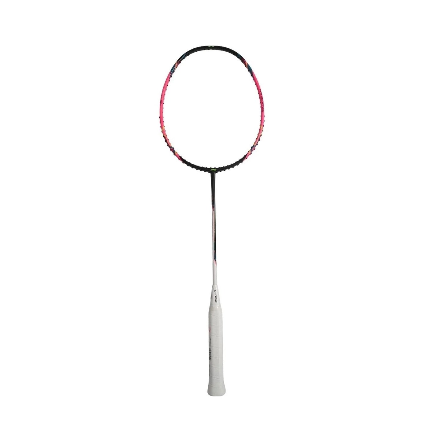 Badmintonschläger HalberTec Motor (4U) schwarz/neon-pink - unbespannt  - AYPU075-4