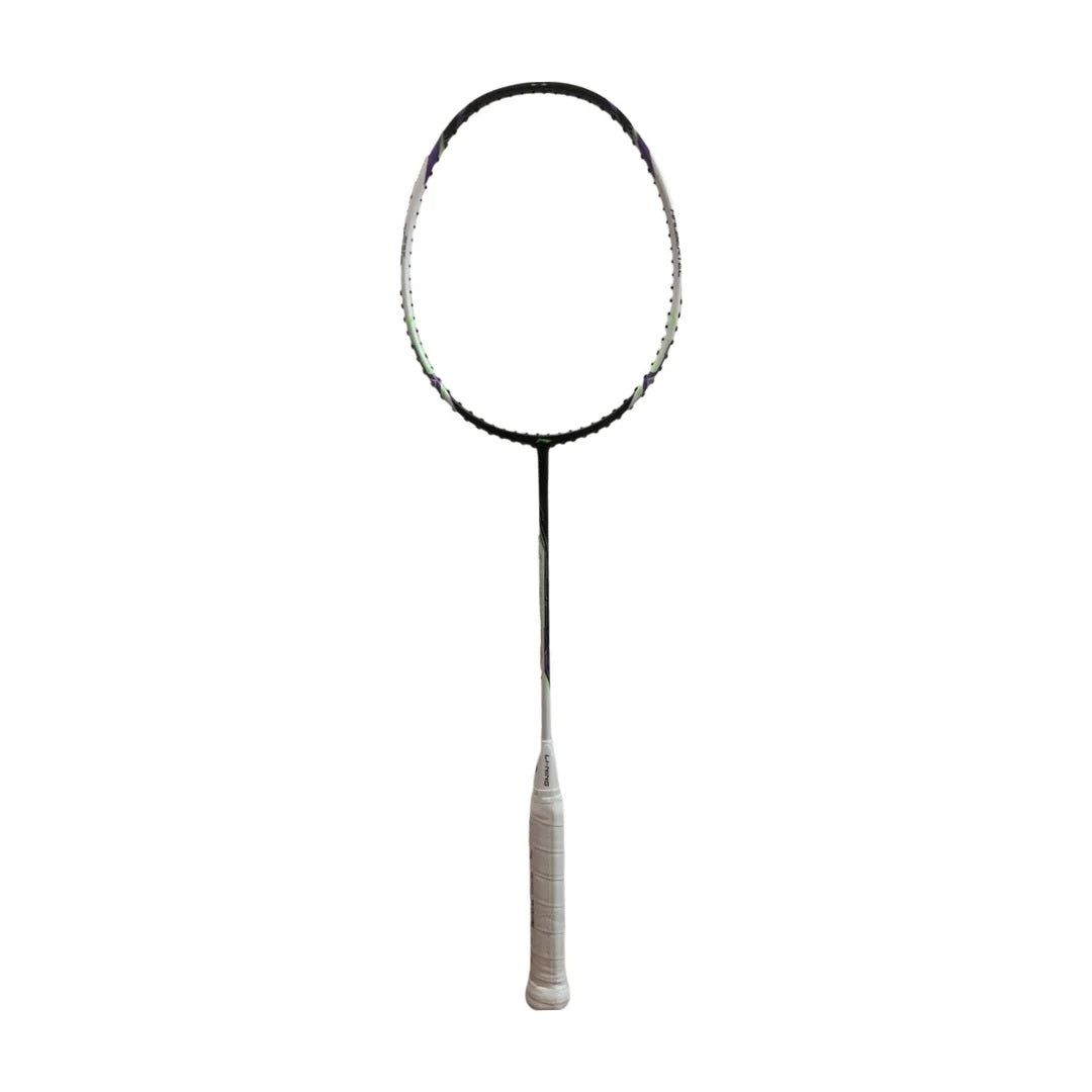 Badmintonschläger HalberTec Motor (4U) schwarz/weiß - unbespannt  - AYPU073-4