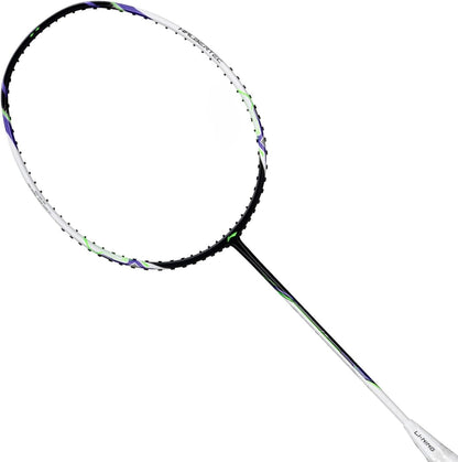Badmintonschläger HalberTec Motor (4U) schwarz/weiß - unbespannt  - AYPU073-4